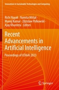 Cover: Recent Advancements in Artificial Intelligence - Springer