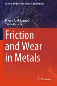 Enlarge image Cover: Friction and Wear in Metals - Springer