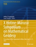 Cover: X Hotine-Marussi Symposium on Mathematical Geodesy - Springer