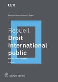 Cover: Recueil : Droit international public - St&auml;mpfli Verlag AG