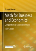 Cover: Math for Business and Economics - Springer