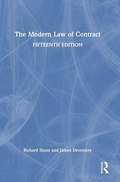 Bild: The Modern Law of Contract - Routledge