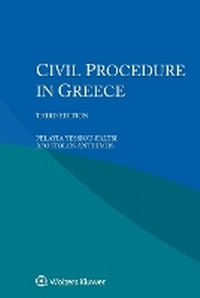 Abbildung von: Civil Procedure in Greece - Kluwer Law International
