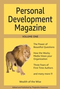 Cover: Personal Development Magazine - Volume One - Thejendra Sreenivas