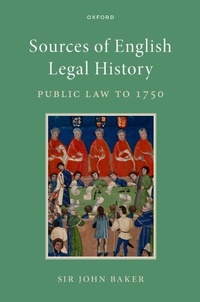 Abbildung von: Sources of English Legal History - OUP eBook