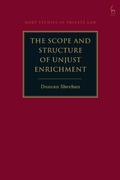 Abbildung von: The Scope and Structure of Unjust Enrichment - Hart Publishing