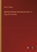 Cover: Bentley's Plautine Emendations from His Copy of Gronovius - Outlook Verlag