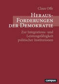 Cover: Herausforderungen der Demokratie - Campus Verlag Digital