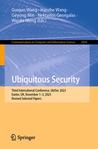 Abbildung von: Ubiquitous Security - Springer