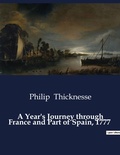 Cover: A Year's Journey through France and Part of Spain, 1777 - Culturea