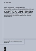 Cover: Coptica Lipsiensia - De Gruyter