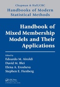 Cover: Handbook of Mixed Membership Models and Their Applications - Chapman and Hall