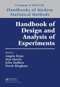 Enlarge image Cover: Handbook of Design and Analysis of Experiments - Chapman and Hall