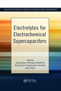 Cover: Electrolytes for Electrochemical Supercapacitors - CRC Press