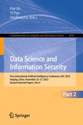 Cover: Data Science and Information Security - Springer