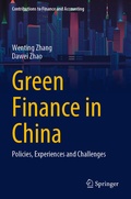 Cover: Green Finance in China - Springer