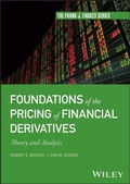 Cover: Foundations of the Pricing of Financial Derivatives - Wiley