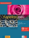 Cover: Aspekte neu B2 Teil 1 - Hybride Ausgabe allango - Klett