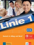 Cover: Linie 1 B1+/B2 - Hybride Ausgabe allango - Klett