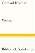 Cover: Welten - Suhrkamp