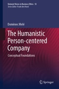 Cover: The Humanistic Person-centered Company - Springer