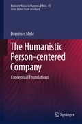 Cover: The Humanistic Person-centered Company - Springer