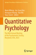 Cover: Quantitative Psychology - Springer