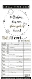Cover: Visual Words Timer f&uuml;r 2 2025 - Korsch Verlag