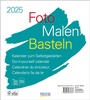 Bild: Foto-Malen-Basteln Bastelkalender weiß 2025 - Korsch Verlag