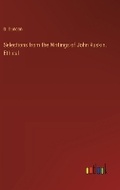 Cover: Selections from the Writings of John Ruskin. Ethical - Outlook Verlag
