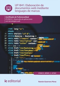 Abbildung von: Elaboración de documentos web mediante lenguajes de marcas. IFCD0210 - IC Editorial