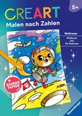 Cover: CreArt Malen nach Zahlen ab 5 - Zauberpapier: Weltraum - Ravensburger