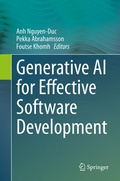 Cover: Generative AI for Effective Software Development - Springer