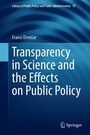 Cover: Transparency in Science and the Effects on Public Policy - Springer