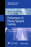 Cover: Performance of Plasma Sprayed Coating - Springer