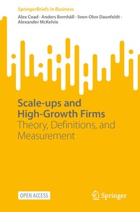 Enlarge image Cover: Scale-ups and High-Growth Firms - Springer