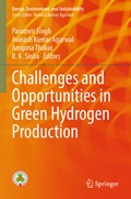 Cover: Challenges and Opportunities in Green Hydrogen Production - Springer