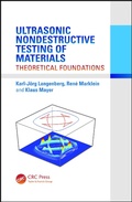Cover: Ultrasonic Nondestructive Testing of Materials - CRC Press