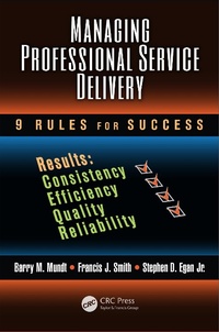 Enlarge image Cover: Managing Professional Service Delivery - CRC Press
