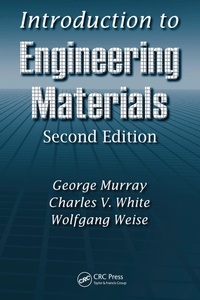 Enlarge image Cover: Introduction to Engineering Materials - CRC Press