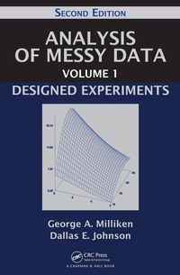 Enlarge image Cover: Analysis of Messy Data Volume 1 - Chapman and Hall