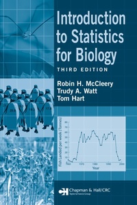 Enlarge image Cover: Introduction to Statistics for Biology - Chapman and Hall
