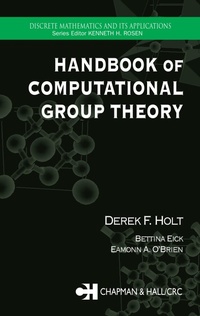 Enlarge image Cover: Handbook of Computational Group Theory - Chapman and Hall