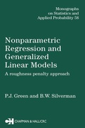 Cover: Nonparametric Regression and Generalized Linear Models - Chapman and Hall