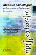 Cover: Measure and Integral - Chapman and Hall