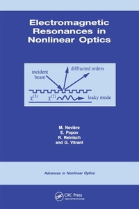 Enlarge image Cover: Electromagnetic Resonances in Nonlinear Optics - CRC Press