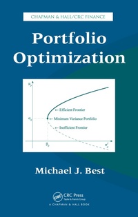 Enlarge image Cover: Portfolio Optimization - Chapman and Hall