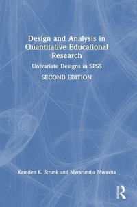 Enlarge image Cover: Design and Analysis in Quantitative Educational Research - Routledge