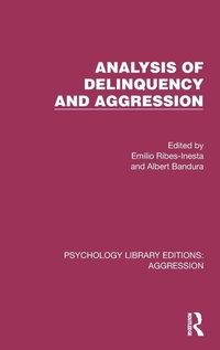 Enlarge image Cover: Analysis of Delinquency and Aggression - Routledge