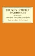 Cover: The Index of Middle English Prose: Handlist XXV - D.S. Brewer